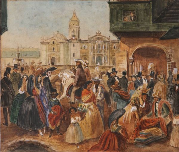 Study for Lima's Main Square - view 1