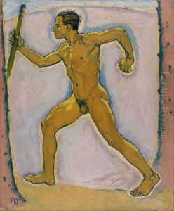 Deutsch:,,Der Wanderer" by Koloman Moser