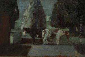 Jardin bajo la luna o Quietud en la quinta