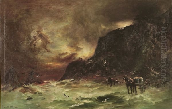Storm at Wellington Heads - view 1