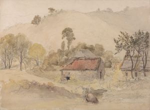The Barns by Samuel Palmer