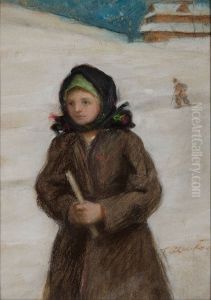 Devocka s gromnicnoj svecojPolski:Dziewczyna z gromnica by Teodor Axentowicz