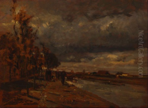 Deutsch:Kanal in Holland - view 1