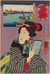 Feeling Like Reading the Next Volume by Utagawa Kuniyoshi