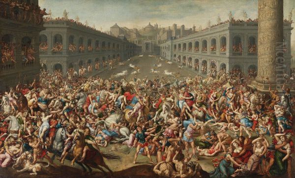 The Rape of the Sabine Women - view 1