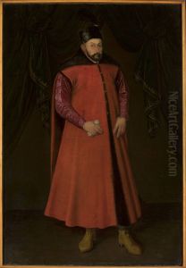 Portrait of Stephen Bathory by Aleksander Lesser