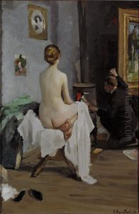 The Painter's Studio by Janis Rozentals