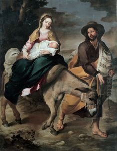 The Flight into Egypt by Bartolome Esteban Murillo