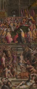 Clement VII crowns Charles V in San Petronio in Bologna