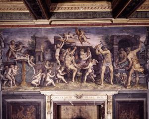 Volcano's forge by Giorgio Vasari
