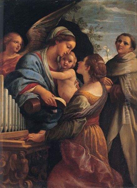 Madonna con il Bambino e i santi Cecilia e Alberto - view 1