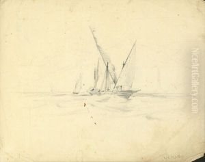[Barque Genoa?] by Charles Heaphy
