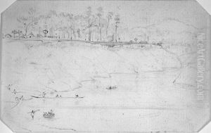 Whata Whata Waipa, 1851 by Charles Heaphy