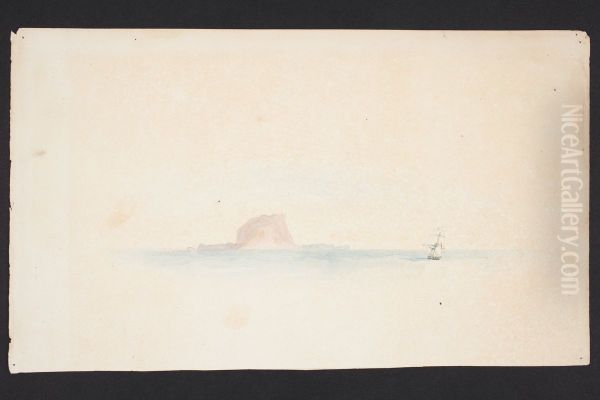 Untitled. (Island with ship) - view 1