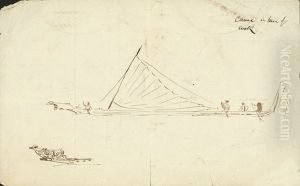 Canoe in time of Cook PD-1952-2-46