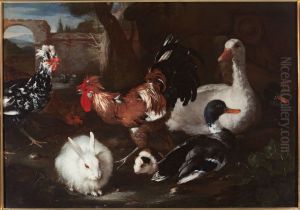 Domestic fowls by Jacomo Victors