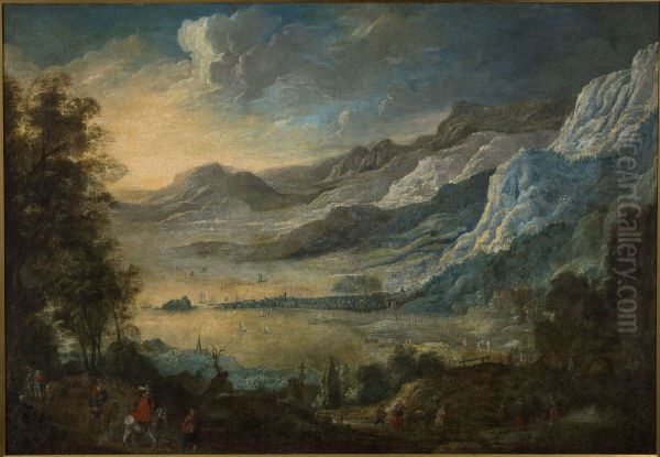 Mountain valley with a harbour - view 1
