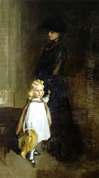 Mrs. Alexander Sedgwick and Daughter Christina - view 1