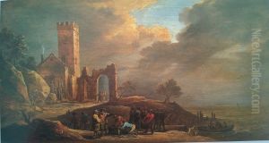 A Small Harbour by David Teniers the Younger