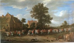 Village Dance by David Teniers the Younger
