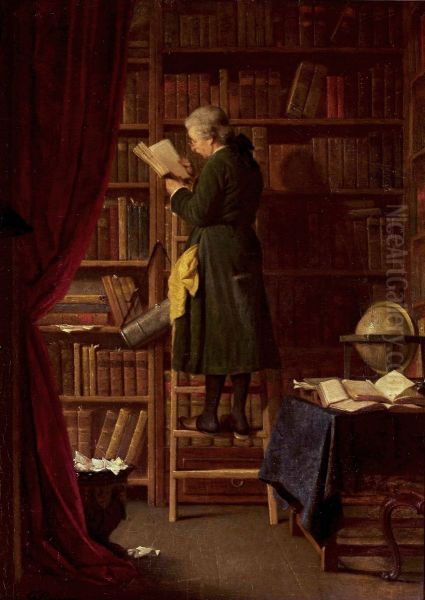 In the library - view 1