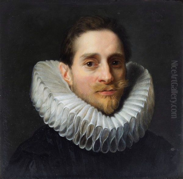Miniature of a man in a ruff. - view 1