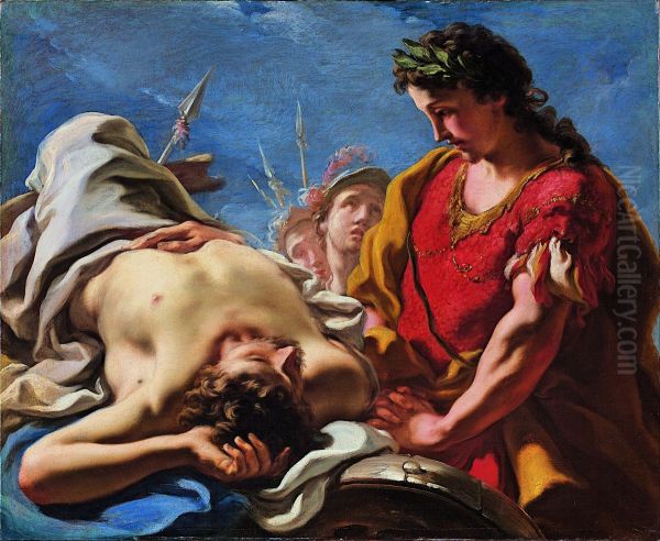 Alexander at the Corpse of the Dead Darius - view 1