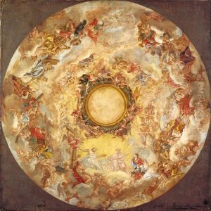 St. Agnes is Received into Heaven by Giovanni Battista Gaulli