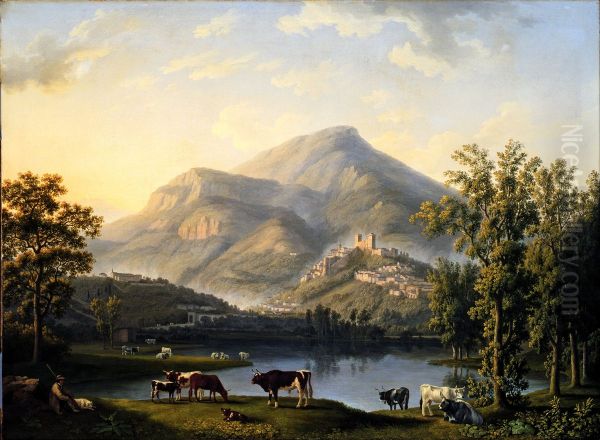 Landschaft mit Blick auf Itri - view 1