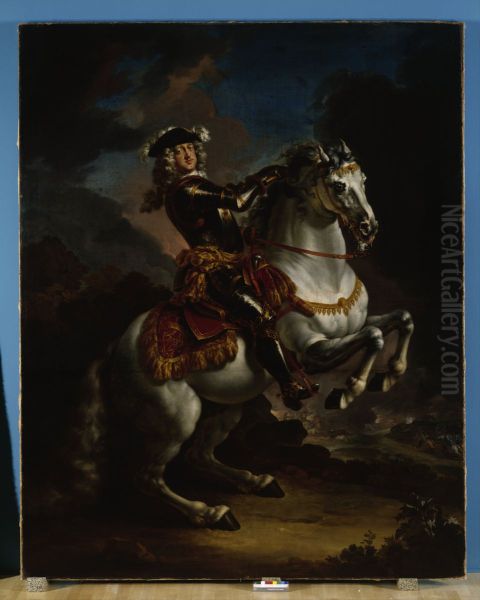 Elector Johann Wilhelm von Pfalz-Neuburg on Horseback - view 1