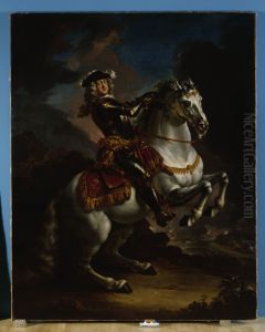 Elector Johann Wilhelm von Pfalz-Neuburg on Horseback by Jan Frans van Douven