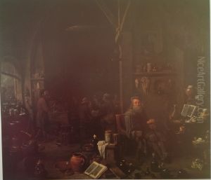 The Alchemist in his Laboratory by David Teniers the Younger