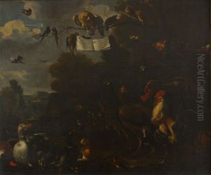 Concert of birds by Melchior D'Hondecoeter