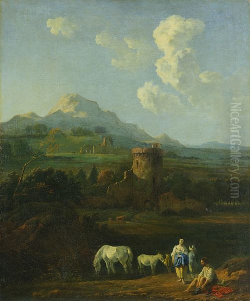 Landscape with figures - view 1