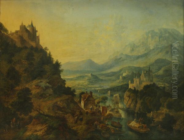 Landscape with river - view 1