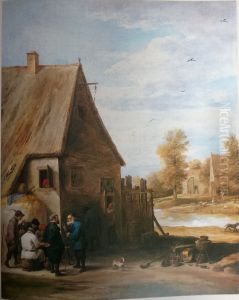 Farmers before an inn by David Teniers the Younger