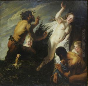 Pan   and  Syrinx by Jacob Jordaens