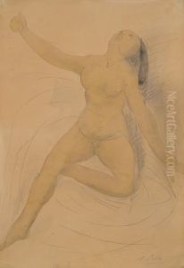 The female model by Auguste Rodin