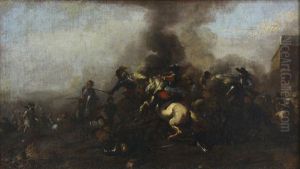 The battle by Jacques Courtois