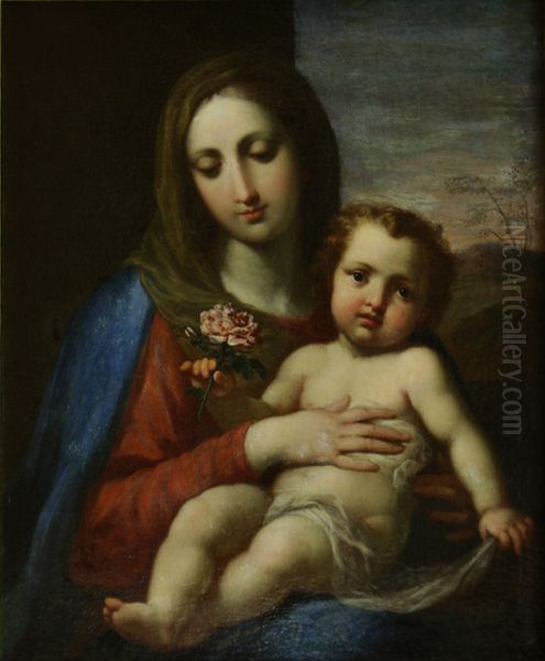 Saint Mary with Jesus - view 1