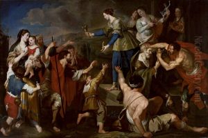 Saint Christina giving idols of gold to the poor Saint Christina giving idols of gold to the poor