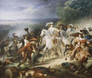 LaBataille de Rocroi, 19 mai 1643 by Francois Joseph Heim