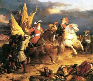 Bataille de Villaviciosa, 10 decembre 1710 by Jean Alaux