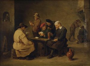 La partie de cartes by David Teniers the Younger