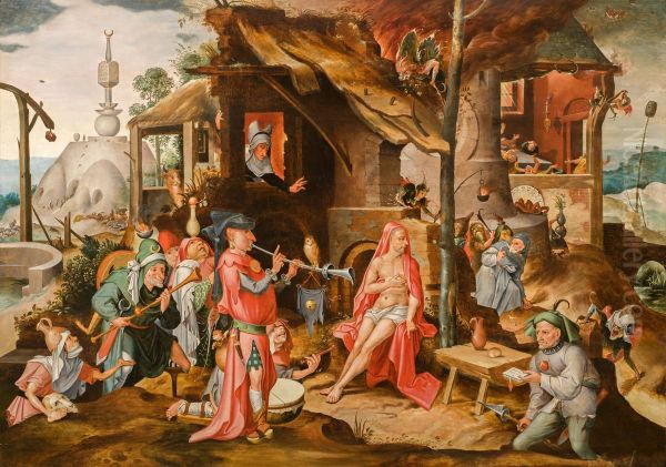 The mocking of Job - view 1