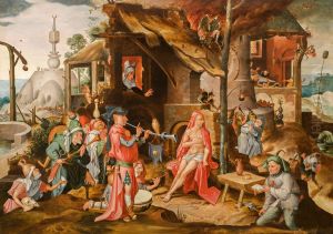 The mocking of Job by Jan Mandijn