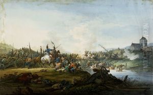 Fighting for a river crossing.