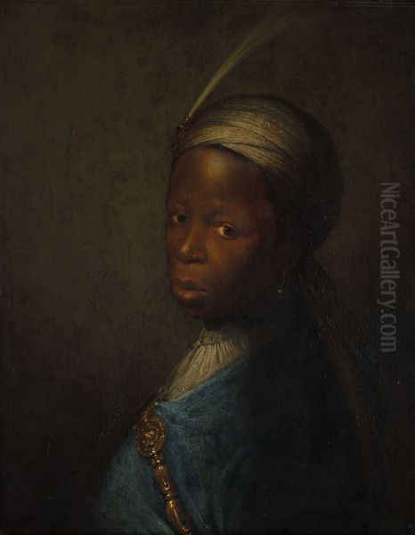 Tronie of a Young Black Man - view 1