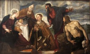 La Vierge et l'Enfant avec sainte Catherine, saint Augustin, saint Marc et saint Jean Baptiste