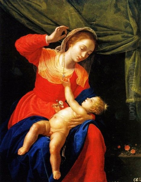 Madonna and Child with Rosary - view 1